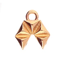 CYM-GD-012824-RG - Voudia II - GemDuo Bead Ending - Rose Gold Plated  - 1 Piece