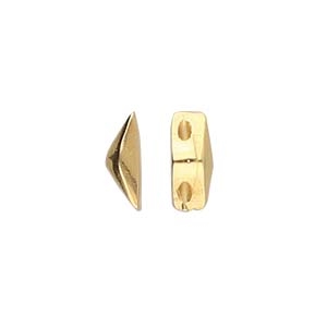 CYM-GD-012842-GP - Kanava - GemDuo Side Bead - 24K Gold Plate - 1 Piece