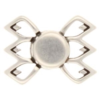 CYM-GD-013500-SP - Fylakopi - GemDuo Magnetic Clasp - Antique Silver Plated - 1 Piece