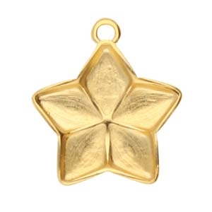 CYM-GD-014484-GP - Stomio - GemDuo Pendant Setting - 24kt Gold Plated -  1 Piece