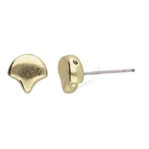 CYM-GNK-012979-AB - Alopronia - Ginko Earring - Antique Brass Plate - 1 Earring