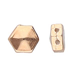 CYM-HC-012321-RG - Galini - Honeycomb Bead Substitute - Rose Gold Plated - 1 Piece