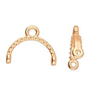 CYM-M11-012219-RG - Skaloti II - Miyuki 11/0 Bead Ending - Rose Gold Plate - 1 Piece