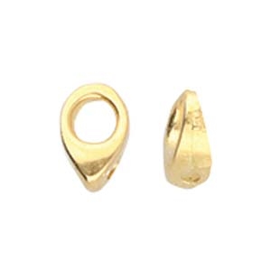 CYM-SD-012357-GP - Kolympos - SuperDuo Bead Ending - 24kt Gold Plated - 1 Piece