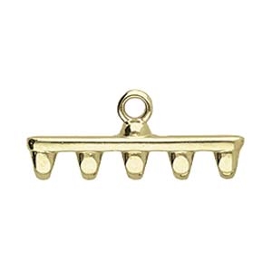 CYM-SD-012857-AB - Rozos V - SuperDuo Bead Ending - Antique Brass Plated  - 1 Piece