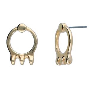 CYM-SD-012877-AB - Farali III - SuperDuo Earring - Antique Brass Plate - 1 Piece