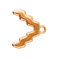 CYM-SD-013059-RG - Menites - SuperDuo Bead Ending - Rose Gold Plate - 1 Piece