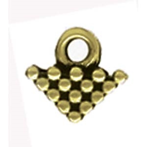 CYM-SQ-012324-AB - Kalivia Silky Bead Ending - Antique Brass Plated - 1 Piece