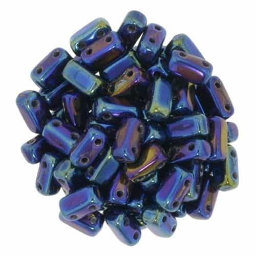 CzechMates Bricks 3x6mm - CZB-21435 - Iris - Blue