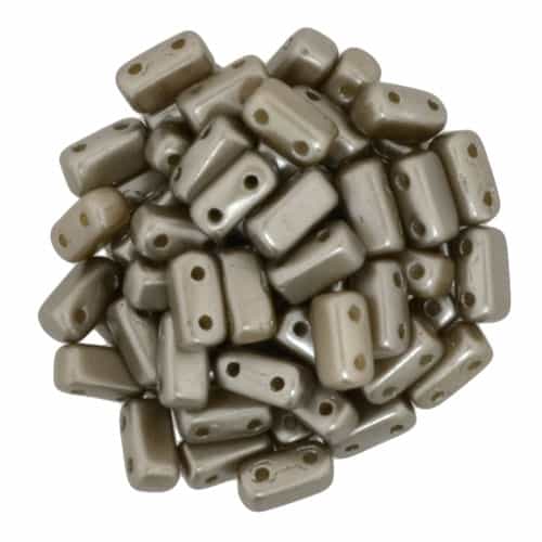 CzechMates Bricks 3x6mm - CZB-25005 - Pearl Coat - Brown Sugar - 25 Pieces