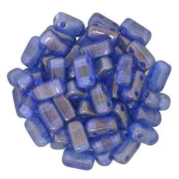 CzechMates Bricks 3x6mm - CZB-29264 - Halo - Ultramarine - 25 Pieces