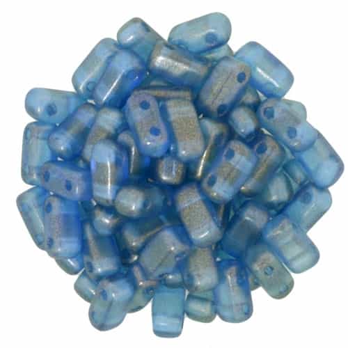 CzechMates Bricks 3x6mm - CZB-29266 - Halo - Azurite - 25 Pieces