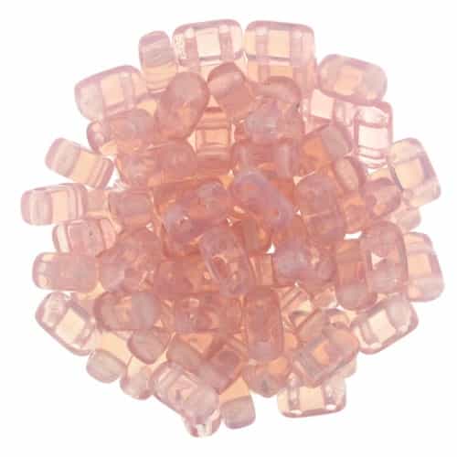 CzechMates Bricks 3x6mm - CZB-71010 - Milky Pink - 25 Pieces