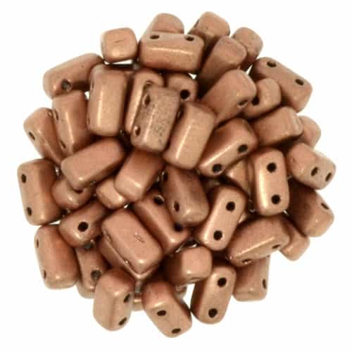 CzechMates Bricks 3x6mm - CZB-K0177 - Matte Metallic Copper