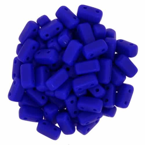 CzechMates Bricks 3x6mm - CZB-M33060 - Indigo - Matte - 25 Pieces