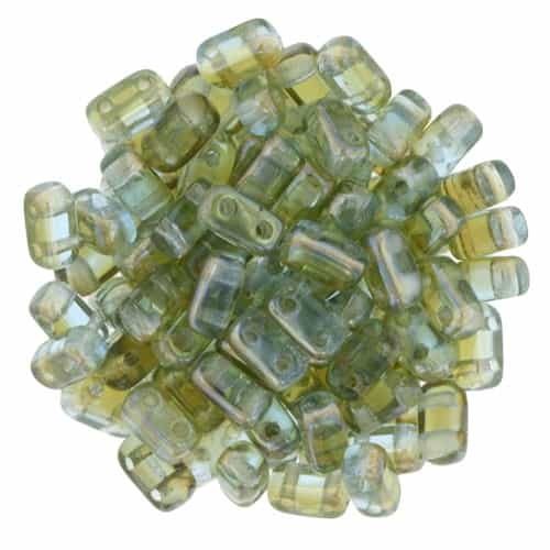 CzechMates Bricks 3x6mm - CZB-Z6001 - Aquamarine - Celsian - 25 Pieces