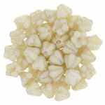 CZBBF-P14413 - Baby Bell Flowers 4/6mm : Luster - Opaque Champagne - 25 Count