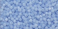 Preciosa Machine Cut 4mm Bicone Crystals : CZBC4-31000 - Milky Sapphire - 25 count