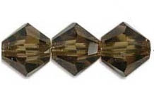 Preciosa Machine Cut 4mm Bicone Crystals : CZBC4-5079 - Gold Beryl - 25 count