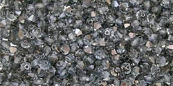 Preciosa Machine Cut 4mm Bicone Crystals : CZBC4-HL0003 - Hematite Luster - Crystal - 25 count