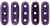 CZBEAM-79021 - CzechMates Beam 3/10mm : Metallic Suede - Purple - 25 Count