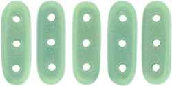 CZBEAM-MSG6313 - CzechMates Beam 3/10mm : Sueded Gold Turquoise - 25 Count