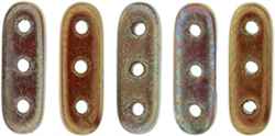 CZBEAM-R14415 - CzechMates Beam 3/10mm : Bronze Luster Iris - Opaque Red - 25 Count