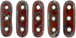 CZBEAM-T9320 - CzechMates Beam 3/10mm : Opaque Red - Picasso - 25 Count