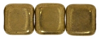 [ 7-1-F-3 ] Czech Cubes - 4mm - CZC4-90215 - Bronze - 25 Count