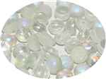 CZCAB-00030-98589 - All Beads Original 2-hole Cabochon 6mm - Crystal Etched  - 12 Count