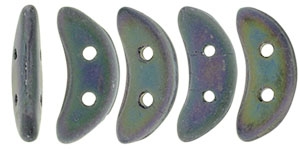 CZCRESC-21195 : CzechMates Crescent : Matte Iris Purple - 4 Grams - Approx 30 Beads
