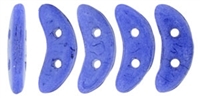 CZCRESC-PS0004 : CzechMates Crescent : ColorTrends: Opaque Snorkel Blue - 4 Grams - Approx 30 Beads