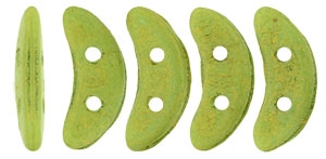 CZCRESC-PS1005 : CzechMates Crescent : Pacifica -  Avocado - 4 Grams - Approx 30 Beads