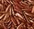 CzechMates Two Hole Daggers 5/16mm : CZD-R14415 - Bronze Luster Iris - Opaque Red - 25 Daggers