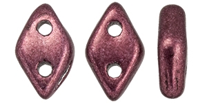 CZDIA-06B01 - CzechMates Diamond 4x6mm Tube 2.5" : ColorTrends: Saturated Metallic Red Pear - Approx 8 Grams