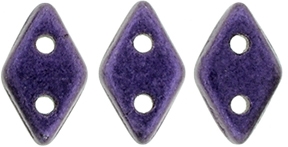 CzechMates Diamond 4x6mm Tube 2.5" : Metallic Suede - Purple - Approx 8 Grams