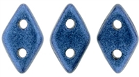 CzechMates Diamond 4x6mm Tube 2.5" : Metallic Suede - Blue - Approx 8 Grams