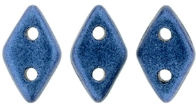 CzechMates Diamond 4x6mm Tube 2.5" : Metallic Suede - Blue - Approx 8 Grams