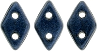 CzechMates Diamond 4x6mm Tube 2.5" : Metallic Suede - Dk Blue - Approx 8 Grams