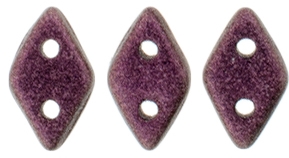 CzechMates Diamond 4x6mm Tube 2.5" : Metallic Suede - Pink - Approx 8 Grams