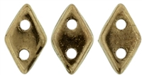 CzechMates Diamond 4x6mm Tube 2.5" : Bronze - Approx 8 Grams