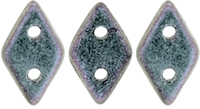 CzechMates Diamond 4x6mm Tube 2.5" : Polychrome - Orchid Aqua - Approx 8 Grams