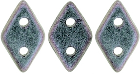 CzechMates Diamond 4x6mm Tube 2.5" : Polychrome - Orchid Aqua - Approx 8 Grams