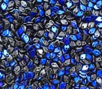 Czech DragonÂ® Scale Beads - CZDS-23980-22201 - Jet Azuro - 5 Grams