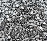 Czech DragonÂ® Scale Beads - CZDS-23980-27400 - Jet Full Chrome - 5 Grams