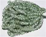 CZFAR-00030-14257 - Czech Farfalle Beads - Crytal Light Green Etched - 5 Grams