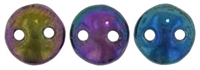 [ OR ] CzechMates Lentil 6mm : CZL-21495 - Iris - Purple - 25 Beads