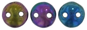 CzechMates Lentil 6mm : CZL-21495 - Iris - Purple - 25 Beads
