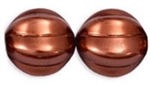 Czech Large Melon 14mm: CZM14-P12193 - Bronze - 1 piece