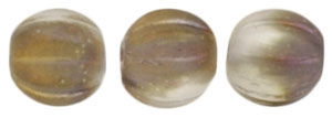 CZM5-27171 - Melon Round 5mm : Matte - Apollo Gold - 25 Beads